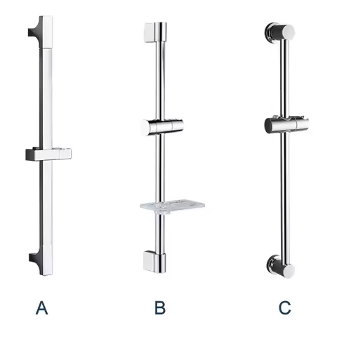 Tige coulissante douche inox chromé 1.5m